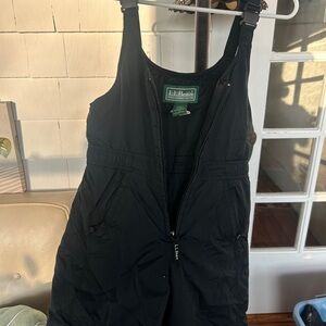 L.L. Bean Black Snowpants